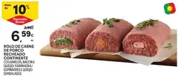 Continente Rolo de carne de porco recheado continente promoção