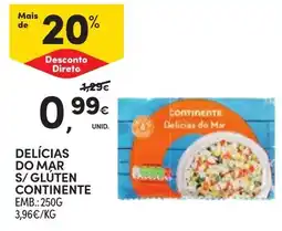 Continente delícias do mar s/glúten continente promoção