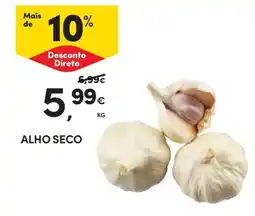 Continente Alho seco promoção
