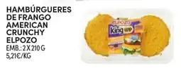 Continente hambúrgueres de frango american crunchy elpozo promoção