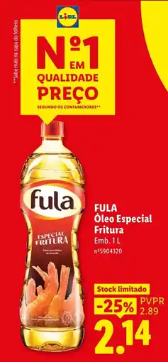 Lidl Fula óleo especial fritura promoção