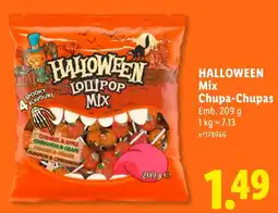 Lidl Halloween lollipop mix chupa-chupas promoção