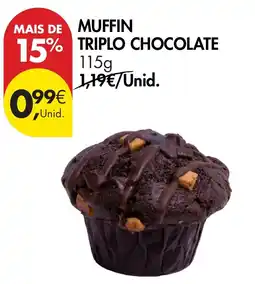 Pingo Doce Muffin triplo chocolate promoção
