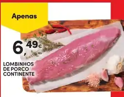 Continente Lombinhos de porco continente promoção