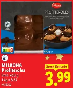 Lidl milbona profiteroles promoção
