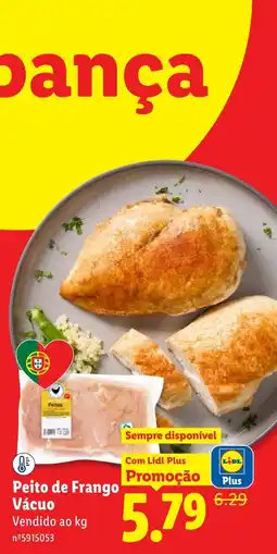 Lidl Peito de Frango Vácio promoção