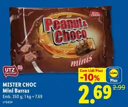 Lidl mister choc mini barras promoção