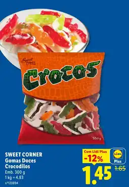 Lidl Sweet Corner Gomas Doces Crocodilos promoção