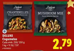 Lidl Deluxe cogumelos promoção