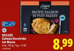Lidl Deluxe Salmão Envolvido em Massa promoção