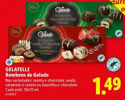 Lidl gelatelli bombons de gelado promoção