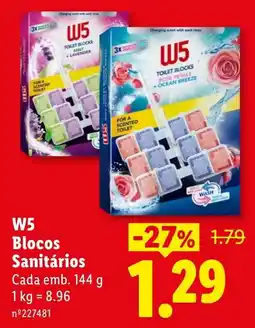 Lidl W5 Blocos Sanitários promoção