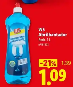 Lidl W5 Abrilhantador promoção