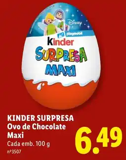 Lidl kinder surpresa ovo de chocolate maxi promoção