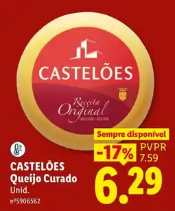 Lidl Castelões queijo curado promoção