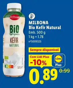 Lidl milbona bio kefir natural promoção