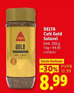 Lidl Delta café gold solúvel promoção