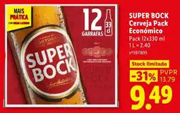 Lidl super bock cerveja pack económico promoção