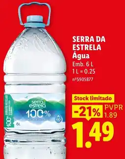 Lidl Serra da Estrela Água promoção