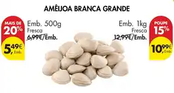 Pingo Doce Amêijoa branca grande promoção