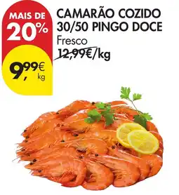 Pingo Doce Camarão cozido pingo doce promoção
