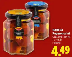 Lidl Baresa Peperoncini promoção