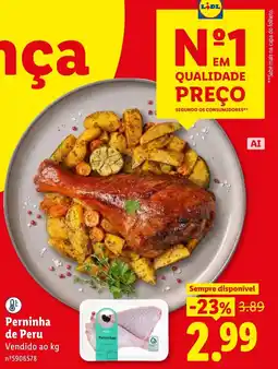 Lidl Perninha de Peru promoção