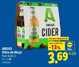 Lidl Argus sidra de maçã promoção