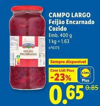 Campo largo feijão encarnado cozido