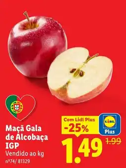 Lidl Maçã Gala de Alcobaça IGP promoção