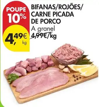 Bifanas/rojões/carne picada de porco