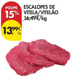 Pingo Doce Escalopes de vitela/vitelão promoção