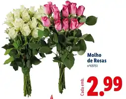 Lidl Molho de Rosas promoção
