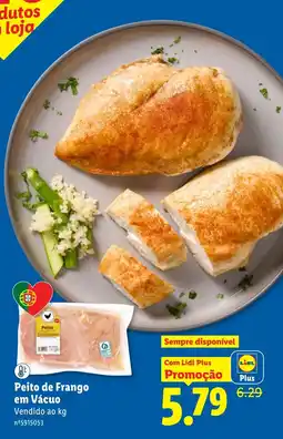 Lidl Peito de Frango em Vácuo promoção
