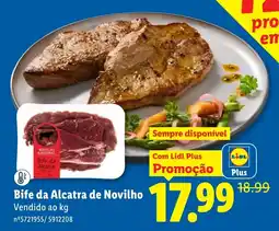 Lidl Bife da Alcatra de Novilho promoção