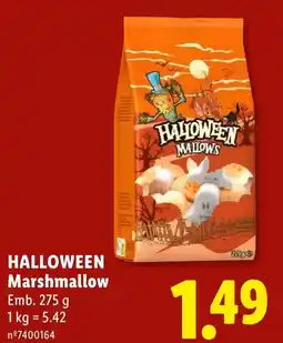 Lidl Halloween marshmallow promoção