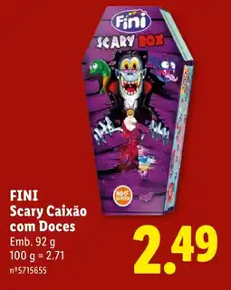 Lidl Fini Scary Caixão com Doces promoção