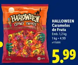 Lidl Halloween chewy sweets Caramelos de Fruta promoção