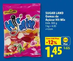 Lidl Sugar land gomas de açúcar hit mix promoção