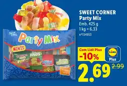 Lidl sweet corner party mix promoção