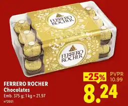 Lidl Ferrero rocher chocolates promoção