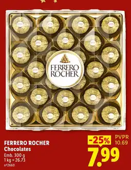 Lidl ferrero rocher chocolates promoção