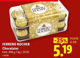 Lidl Ferrero rocher chocolates promoção