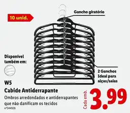 Lidl Cabide Antiderrapante promoção