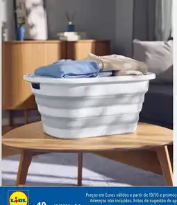 Lidl Lidl cesto de lavar promoção