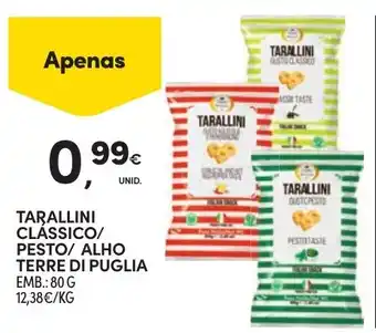 Tarallini classico/ pesto/ alho terre di puglia