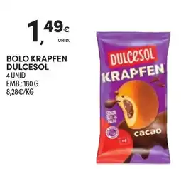 Continente Bolo krapfen dulcesol promoção