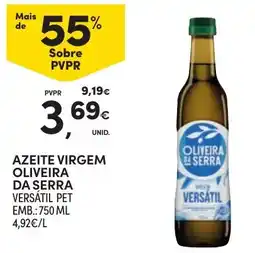 Continente Azeite virgem oliveira da serra promoção