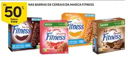 Continente barras de cereais da marca fitness promoção