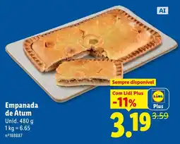 Lidl Empanada de Atum promoção